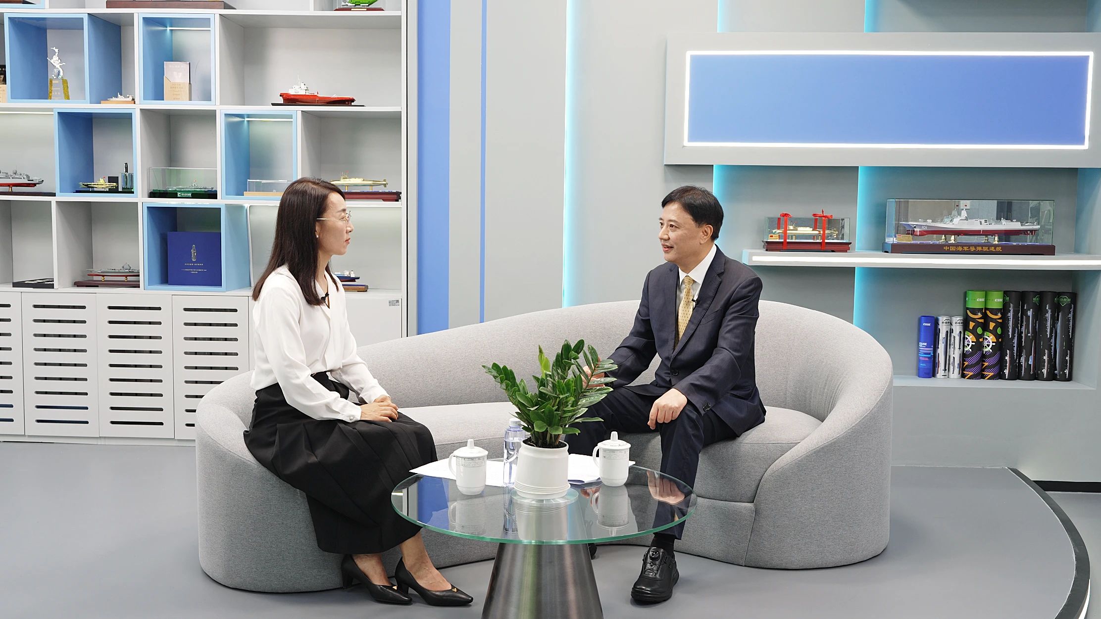 中國船舶報專訪省二輕集團副總經理方力